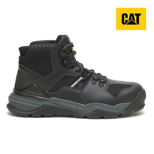 Pánské Pracovní Boty Caterpillar Provoke Mid Waterproof Alloy Toe Černé (CZ-9YJR)